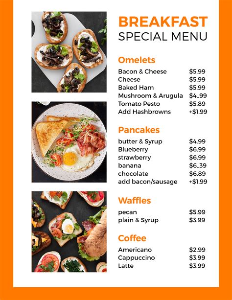 Breakfast Menu updated 8/9 .